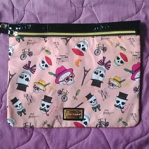 Betsey Johnson French Skull themed bag